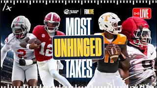 FGN LIVE: Most Unhinged College Football Takes | Under the Radar Georgia Players