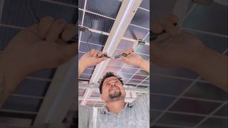 #ongrid#solarsystem#installation#solarpanel#adani620watt#topcon#bifacial##mc4connector#connection