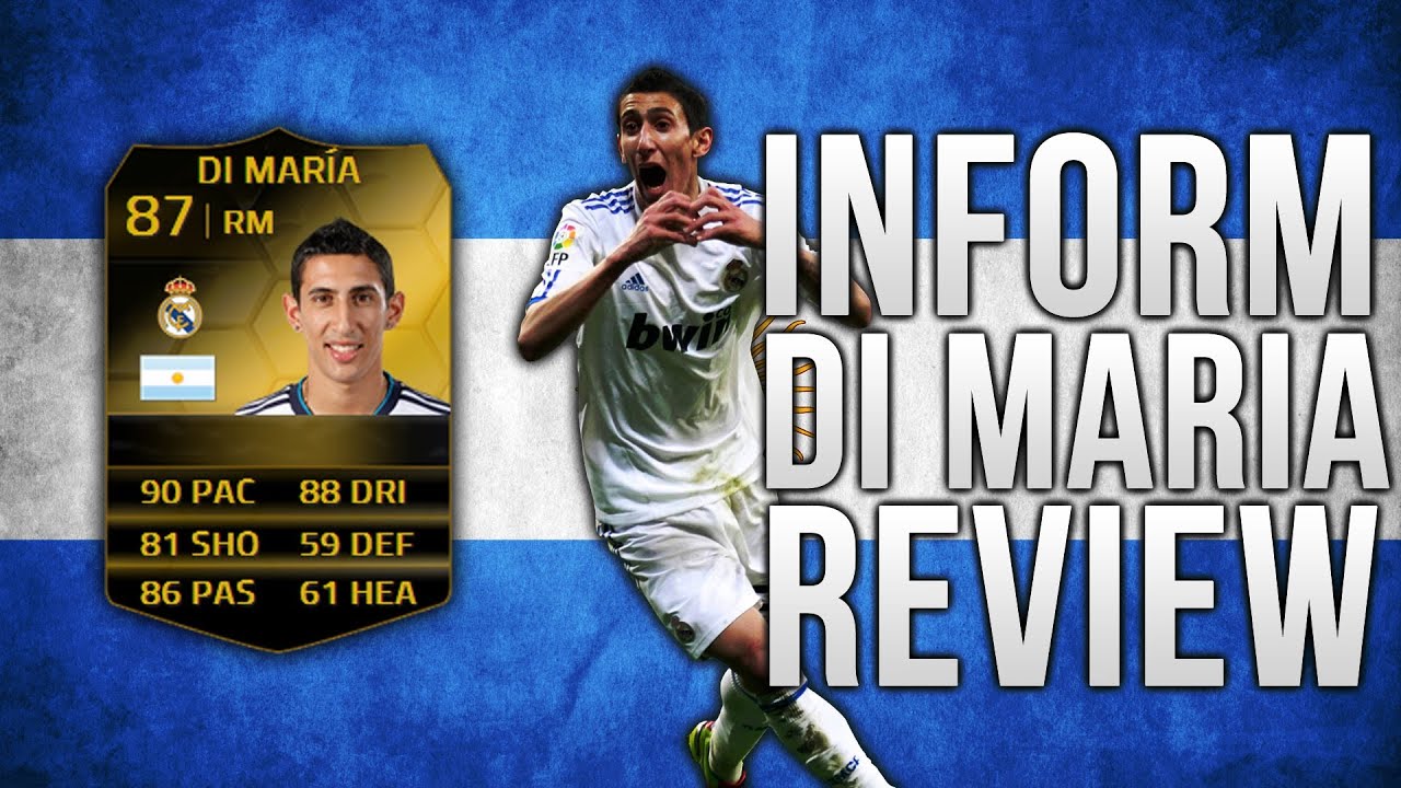 Fifa 14 Ultimate Team (FUT 14) - Inform Angel Di Maria 87 TOTW IF Review & In Game Stats