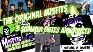 #themisfits THE ORIGINAL MISFITS Announce 3 Summer 2023 Dates l Glenn Danzig Jerry Only Doyle