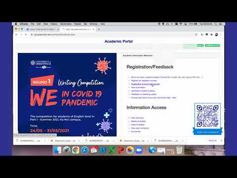 Hướng dẫn sử dụng AP - Đại học Greenwich Việt Nam - youtube