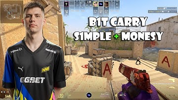 B1T CARRY S1MPLE & MONESY  - VOICE COMMS - POV FACEIT  MIRAGE CS2 2024