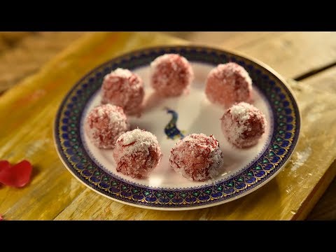 Gulabi Coconut Laddoo | Instant Indian Sweet Recipe | Raksha Bandhan Special Recipe