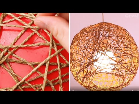 Video: Come realizzare una lampada da soffitto con le tue mani: idee, foto