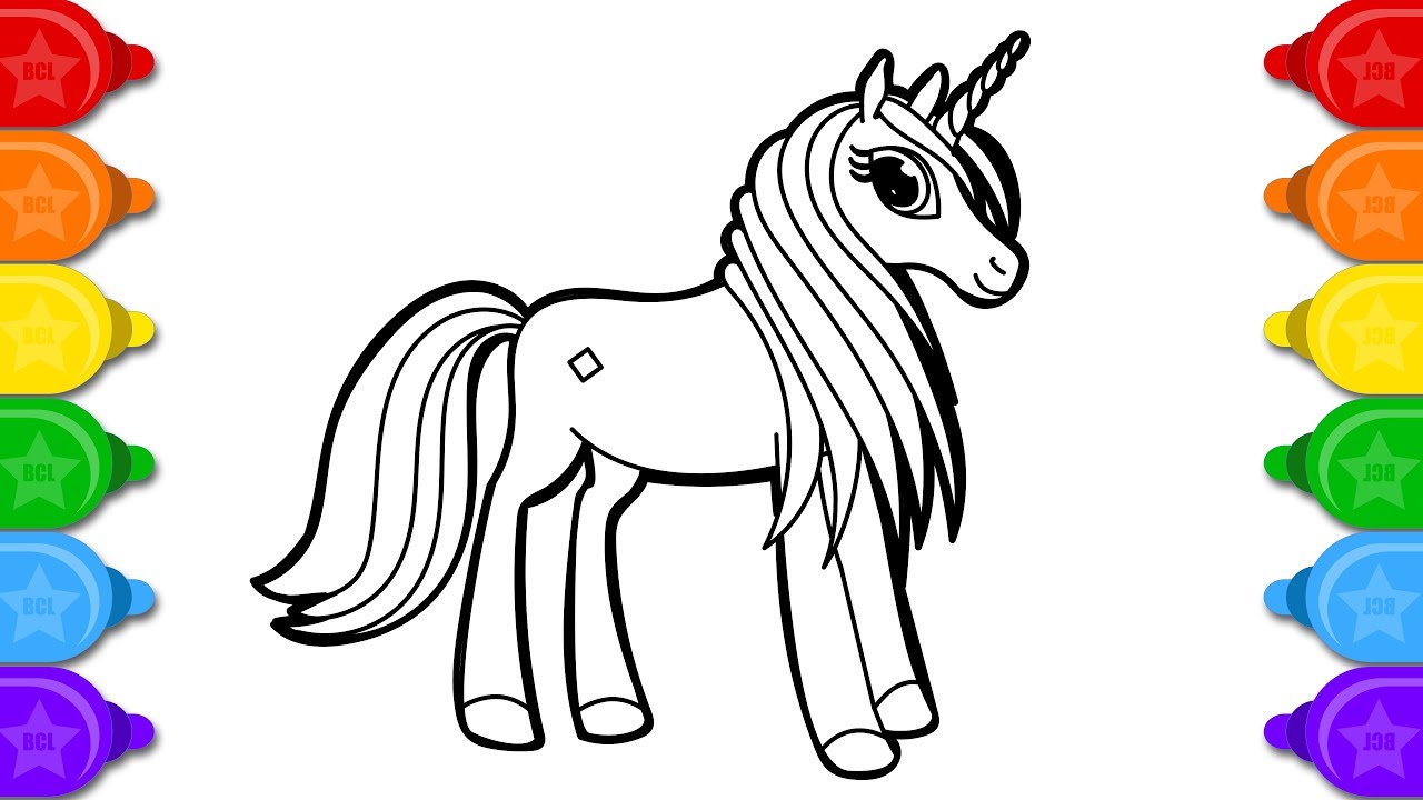 7600 Glitter Unicorn Coloring Pages  Best Free