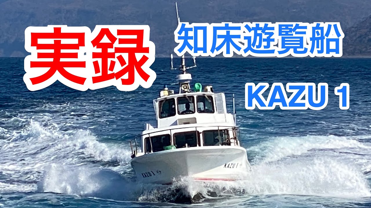 実録】知床遊覧船 「KAZU1」 - YouTube