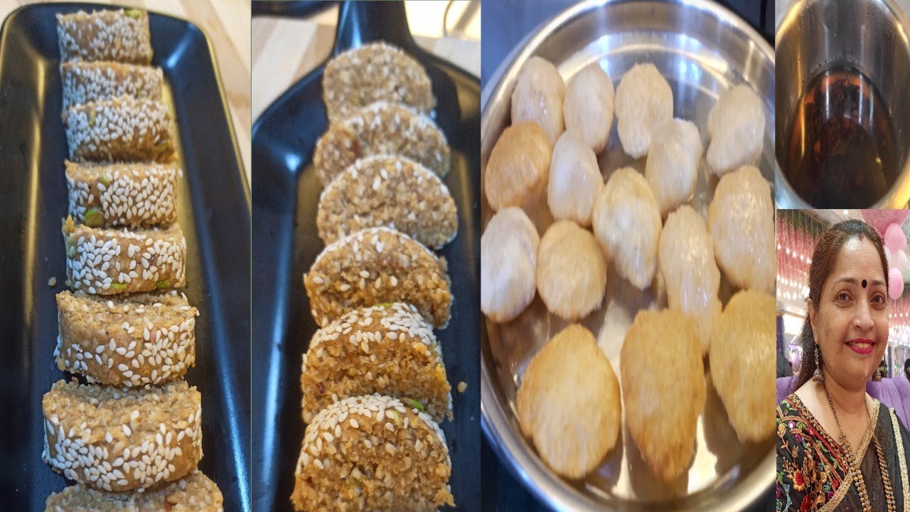 Mawa til gajak roll | immunity booster tea | golgappa recipe 