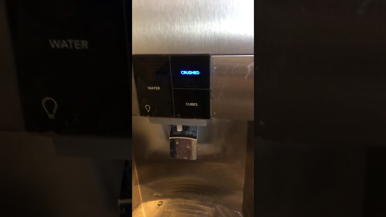 Frigidaire refrigerator always making crushed ice fixed! YouTube