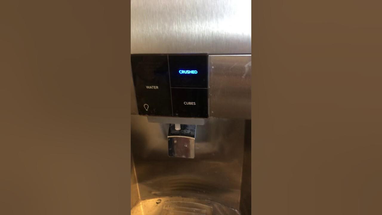 Frigidaire refrigerator always making crushed ice fixed! YouTube