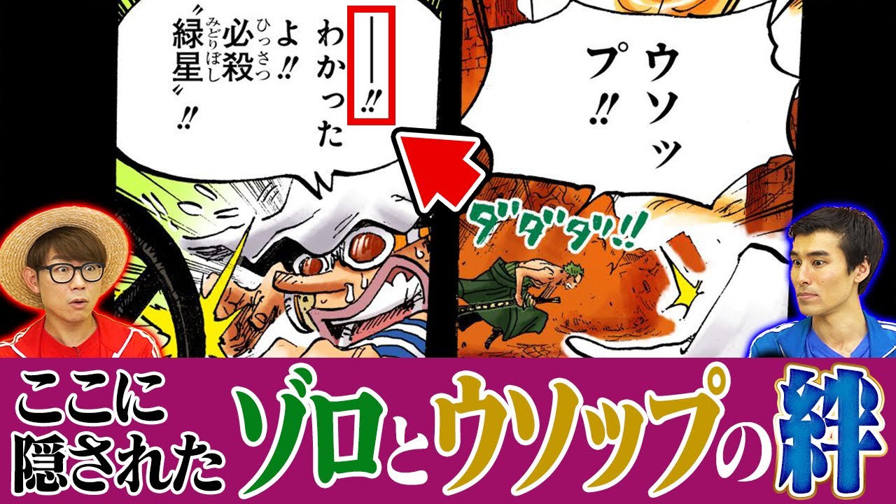 ウソップ×ゾロ】ウソップの細かすぎる好きなところ延長戦！【仲間が 