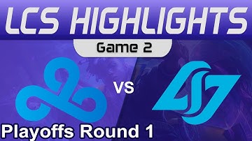C9 vs CLG Game 2 Highlights Playoffs Round 1 LCS Spring Season 2023 Cloud9 vs Conter Logic Gaming