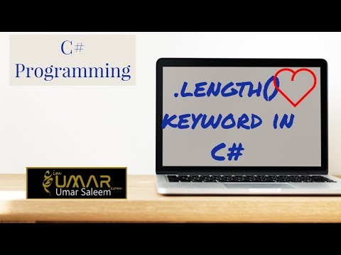 How to use .Length Keyword using C# programming Language | Programming With Umar | Imumar