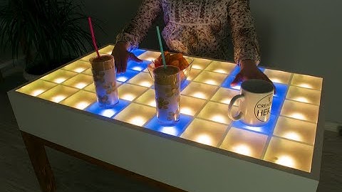 Interactive bar Table  Arduino Project