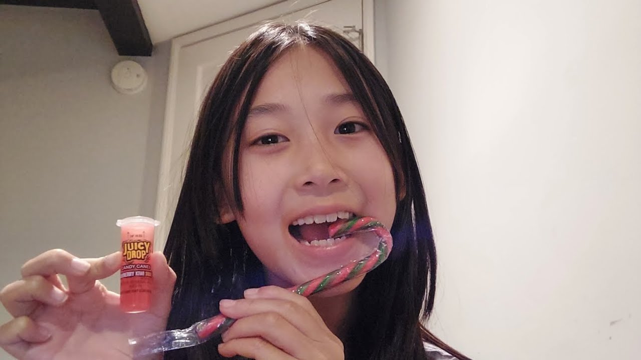 Trying Juicy Drop Candy Cane + Bonus YouTube