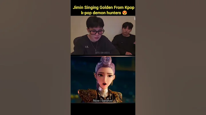 Jimin Singing Golden From Kpop k-pop demon hunters ✨❤️ #jimin #jungkook #fypviralシ #bts