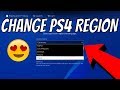 HOW TO Change PSN Country Region - Change PS4 PlayStation Store Language