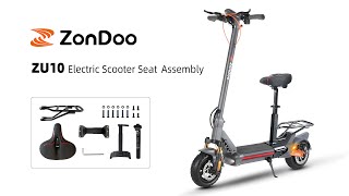 ZonDoo ZU10 seat installation video