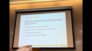 Bowel elimination Monday nursing fundamentals lecture 9/18