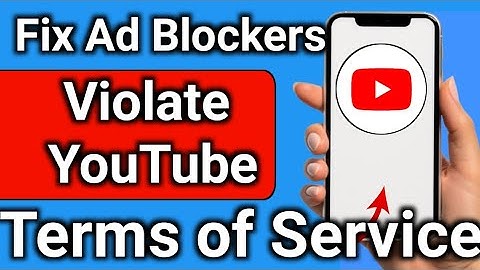 "How to Fix Ad Blockers Violate YouTube Terms of Service (2025)":