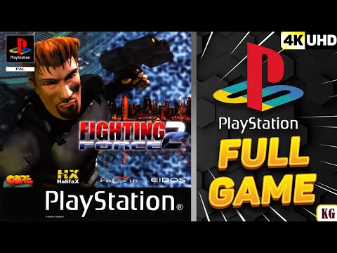 Fighting Force 2 [PS1] Gameplay Walkthrough FULL GAME [4K60ᶠᵖˢ UHD🔴]