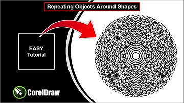 Vector Circle Frame Design ⭕ | Repeating Objects Around Shapes in CorelDRAW | Round Corner Design