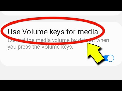 Use Volume Keys For Media Stuck On Screen Samsung | Use Volume Keys For Media