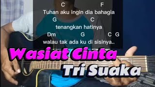 WASIAT CINTA Guitar Chords - TRI SUAKA | This Song Will Make You Cry🥺🥺