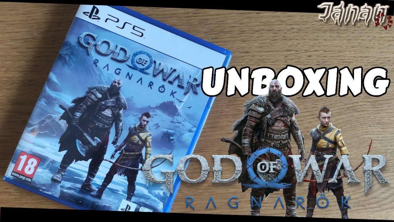 Unboxing God of War Ragnarök PS5 