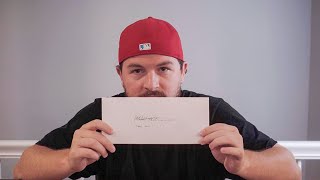 Reading a letter I wrote to my future self