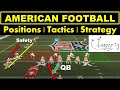 Football Plays, Positions, Strategy & Tactics for Beginner (Detailed)