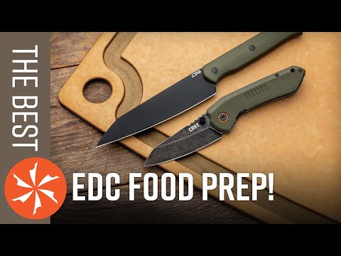 Best EDC Folders & Fixed Blade Knives for Food Prep: Kitchen Knife Substitutes