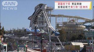 遊園地で初の「ワクチン・検査パッケージ」実証実験(2021年10月30日)