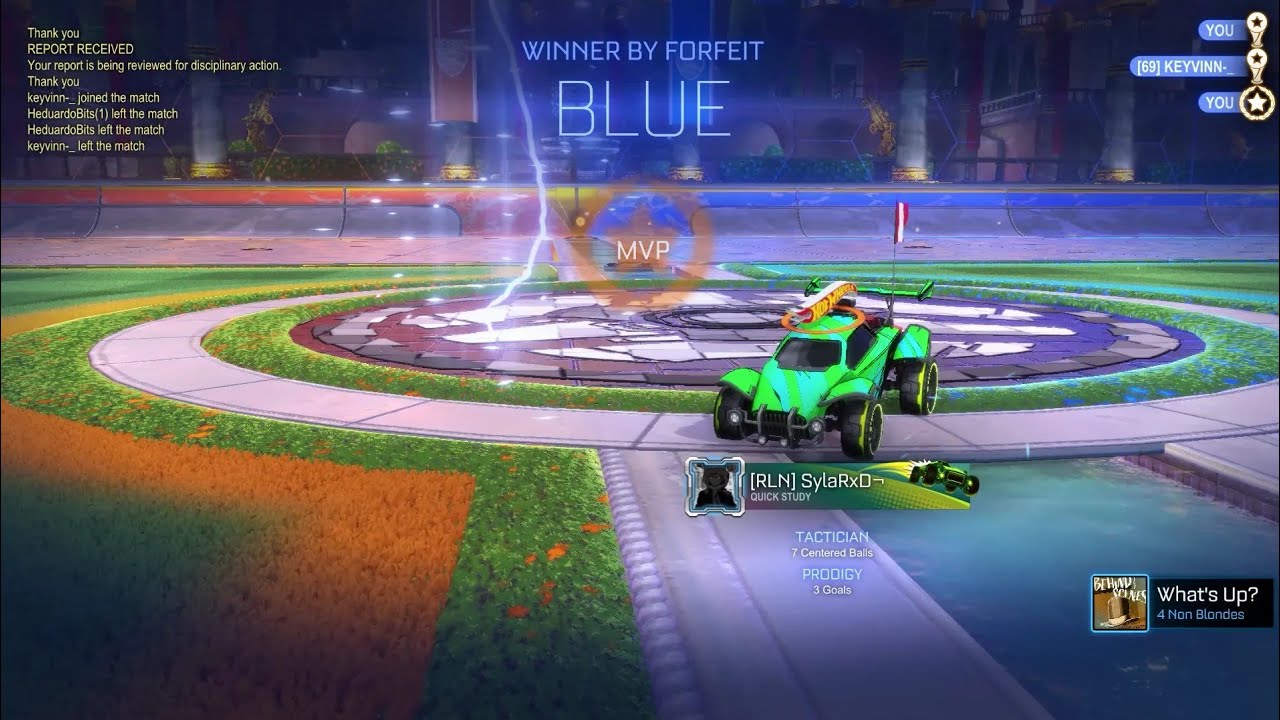 WHAT'S UP? - 4 NON BLONDES | PLAYER ANTHEM & MVP | ROCKET LEAGUE