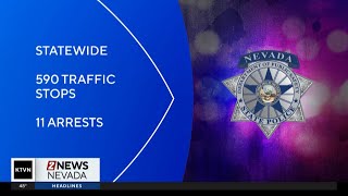 Nevada Highway Patrol and Reno Police release preliminary enforcement statistics from New Year's Eve