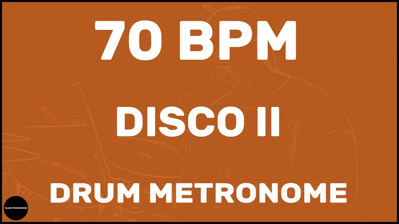 Disco II | Drum Metronome Loop | 70 BPM - YouTube