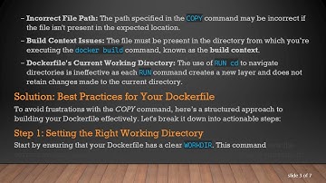 Resolving COPY Failed: stat Error When Using Docker on DigitalOcean Droplet