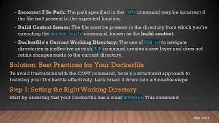 Resolving COPY Failed: stat Error When Using Docker on DigitalOcean Droplet