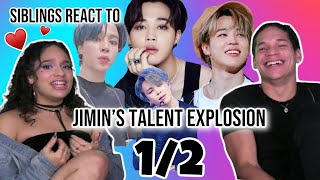 Siblings react to BTS' Jimin's talent explosion moment | 1/2 | REACTION💜✨
