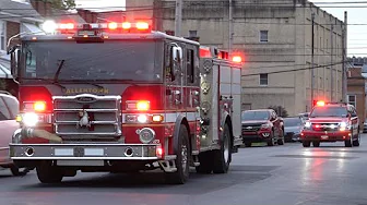 Allentown Fire Department Engine 9 Engine 4 Battalion 43 & Allentown Paramedics Medic 1 Responding