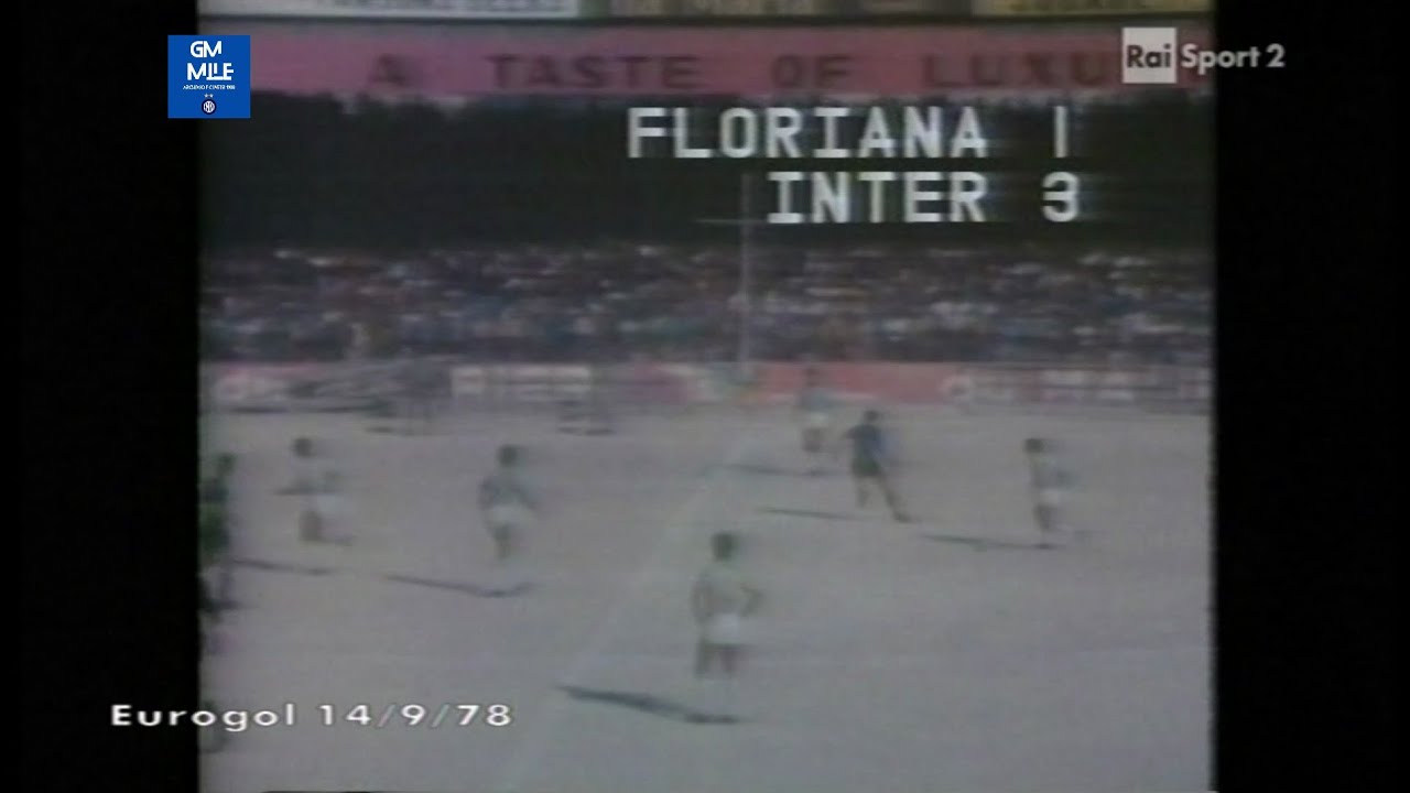 1978-79 (16' And Coppa delle Coppe - 13-09-1978) Floriana-INTER 1-3 Servizio Eurogol RaiSport2
