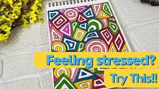 Find Your Bliss: Easy Art Therapy Patterns for Absolute Beginners | #arttherapy #calm
