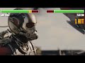 Ant-man vs. Falcon WITH HEALTHBARS | HD | Ant-man