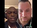 Massimo sings Kiss from a Rose on Smule with Seal 😂