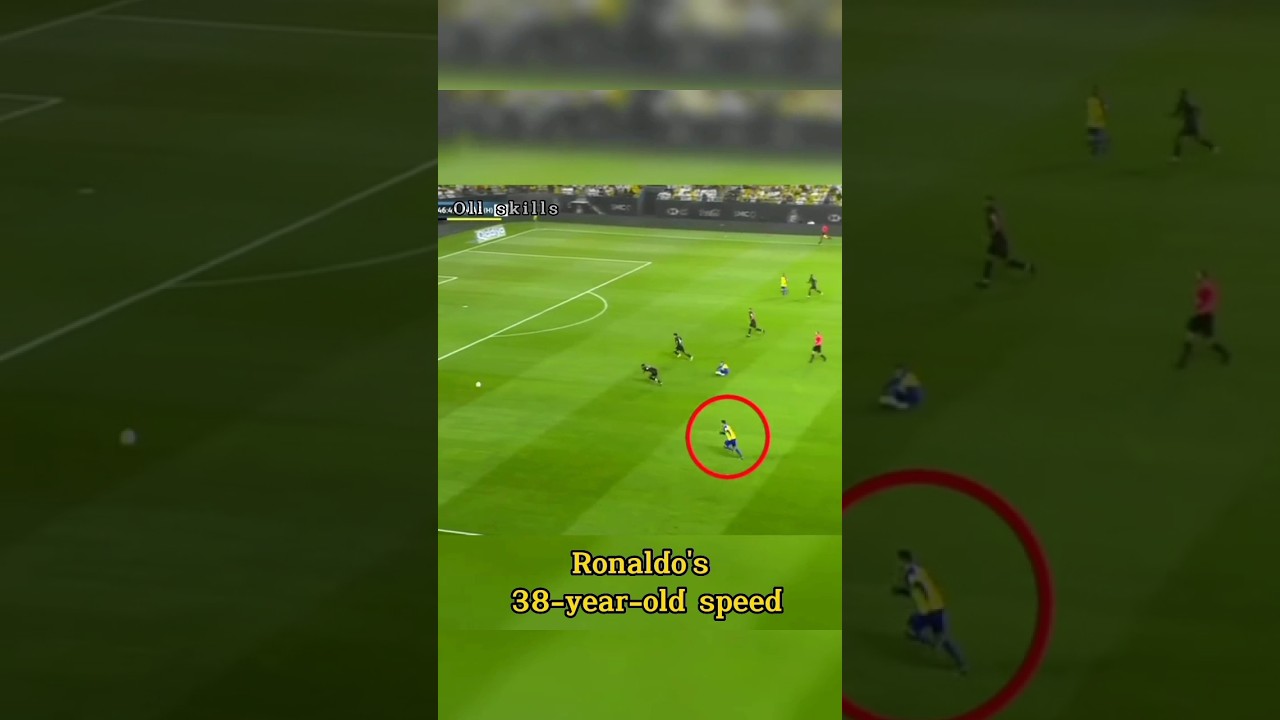 Ronaldo's 38-year-old speed 