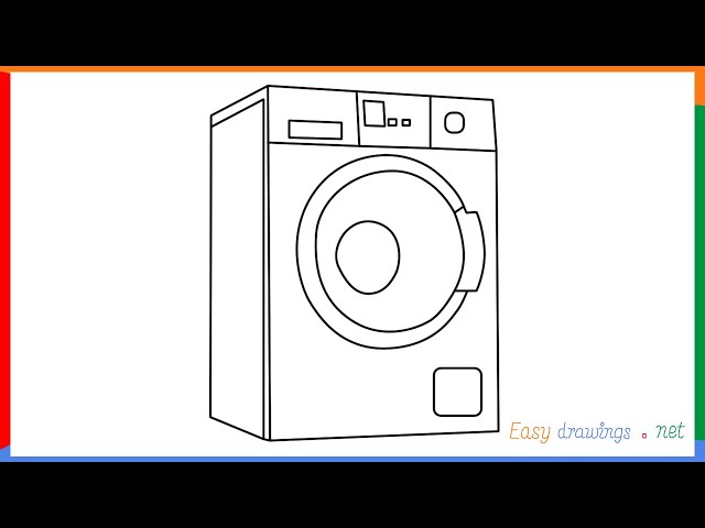 Washing Machines Drawing Laundry symbol, Washing Machine, angle, white png  | PNGEgg