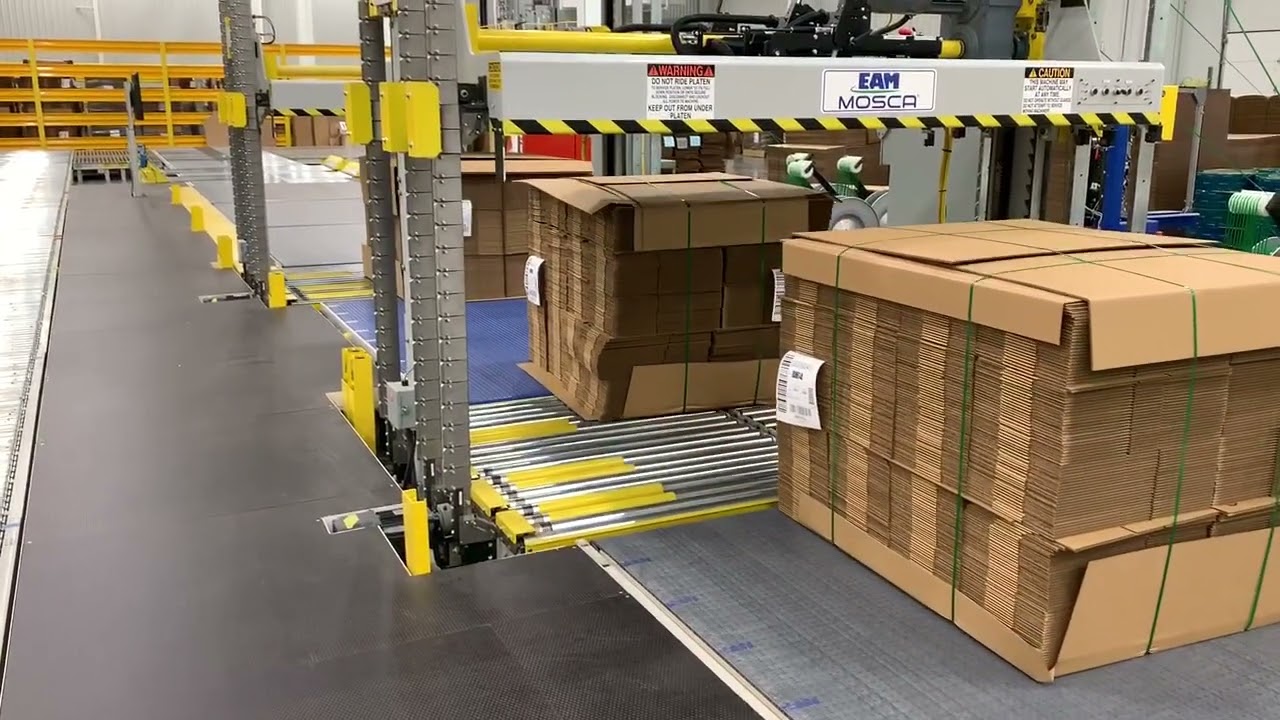 Ball Belt Turntable in strapping system