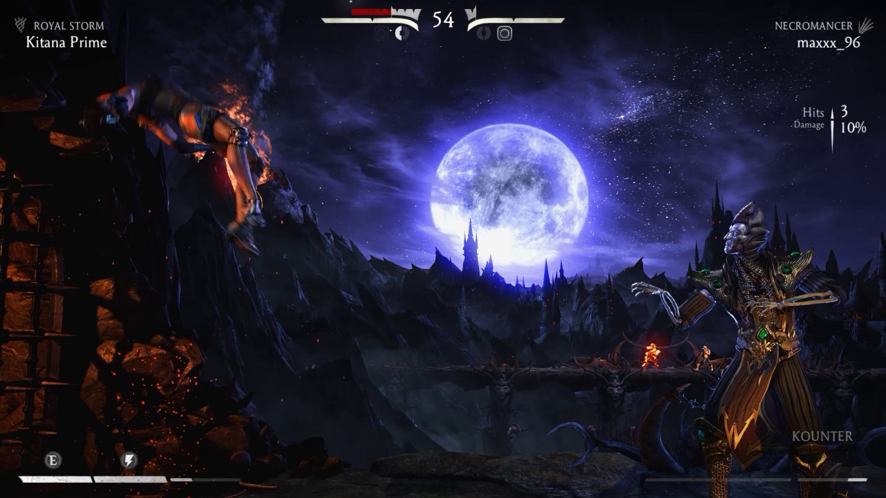 MKX - Kitana Prime vs maxxx 96 - Steam Sundays