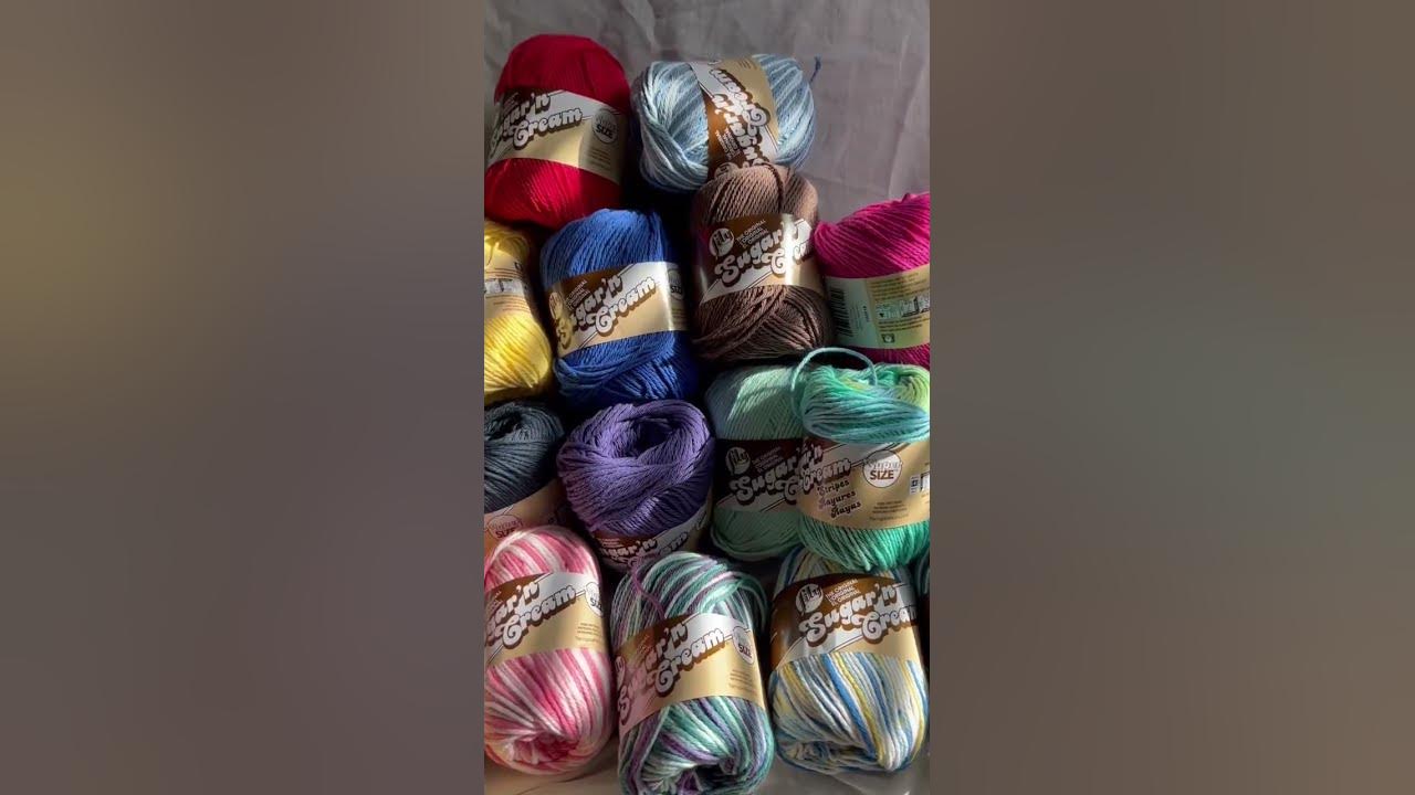 Yarn Giveaway Winner Picked - Lily's Sugar N' Cream Cotton + WIP Wednesday  Chat 