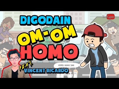 OM-OM HOMO KAMPRET (FT.VINCENT RICARDO) | KARTUN LUCU - ANIMASTRIP | YOUKUPER - #ANIMASIVLOG