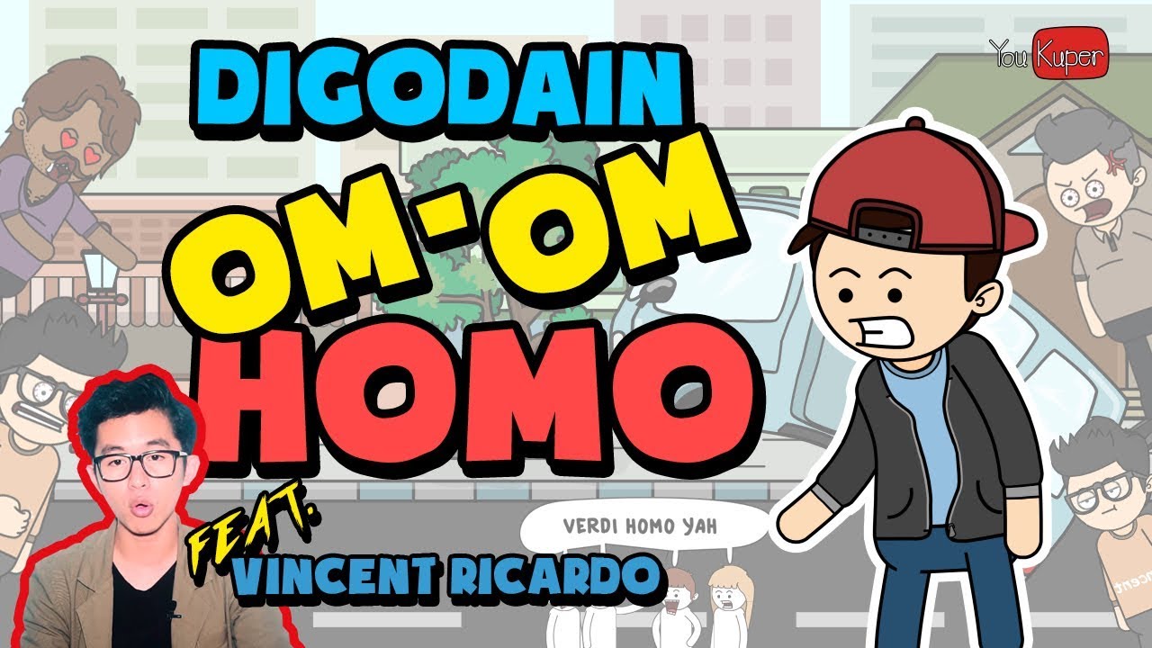 OM-OM HOMO KAMPRET (FT.VINCENT RICARDO) | KARTUN LUCU - ANIMASTRIP | YOUKUPER - 